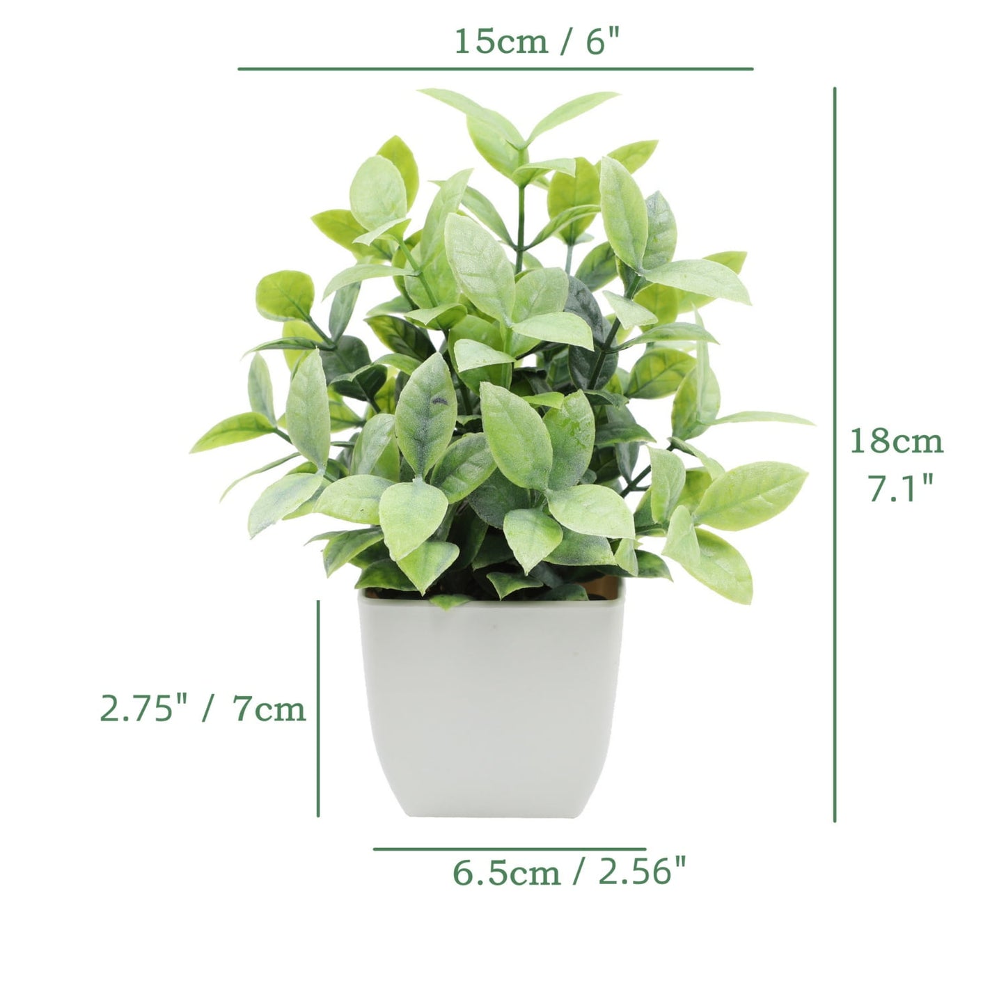 TETOU 4pcs Fake Plants Small Artificial Greenery Potted Plants Mini Simulation Eucalyptus for Home Office Table Decor