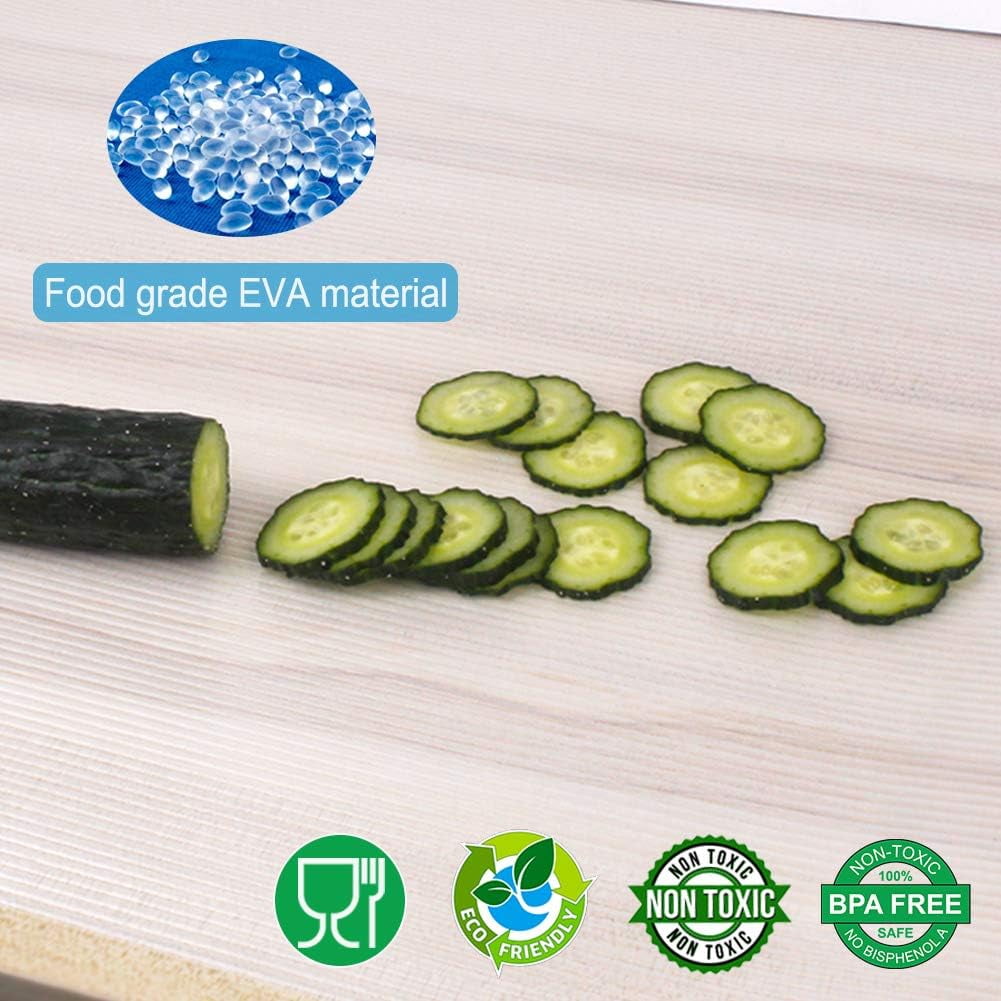 TETOU Refrigerator Liners Mats Washable, Refrigerator Mats Liner Waterproof Oilproof, Fridge Liners for Shelves Cover Pads for Freezer Glass Shelf Cupboard Cabinet Drawer