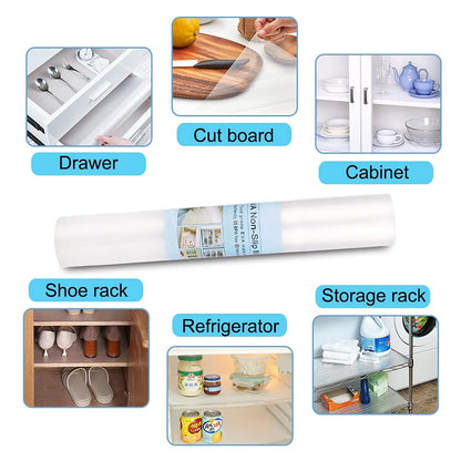 TETOU Refrigerator Liners Mats Washable, Refrigerator Mats Liner Waterproof Oilproof, Fridge Liners for Shelves Cover Pads for Freezer Glass Shelf Cupboard Cabinet Drawer