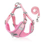 TETOU Reflective Dog Harness and Leash Set, No-Pull Pet Harness Adjustable Mesh, Ultra Breathable Padded Dog Vest Harness for Small Medium Dogs