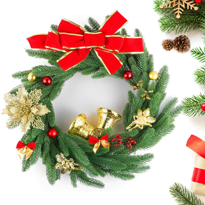 TETOU 50pcs Christmas Artificial Norfolk Pine Branches Green Cedar Sprigs Needle Garland DIY Wreath Home Decor
